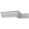 Ekena Millwork 3"H x 2"P x 3 5/8"F x 94 1/2"L Dentil Crown Moulding MLD03X02X03DE - alternate 4